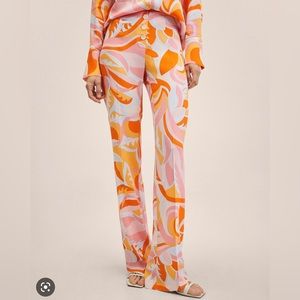 NWT MANGO pants in print